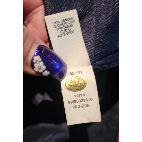 Classic TOMMY HILFIGER Black Large 3-way LEATHER Crossbody ShoulderBag Purse EuC - Picture 12 of 13